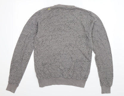 Spanglish Mens Grey   Pullover Sweatshirt Size S