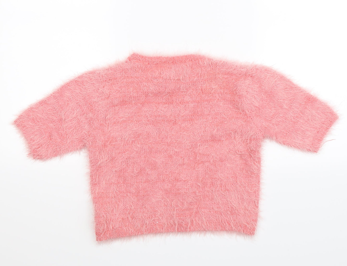 Young Dimension Girls Pink  Knit Pullover Jumper Size 12-13 Years