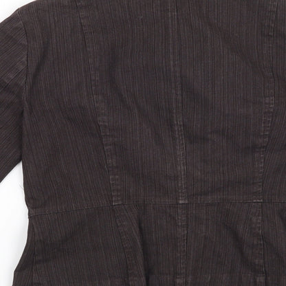Womens UK Size 10 Per Una Brown Jacket