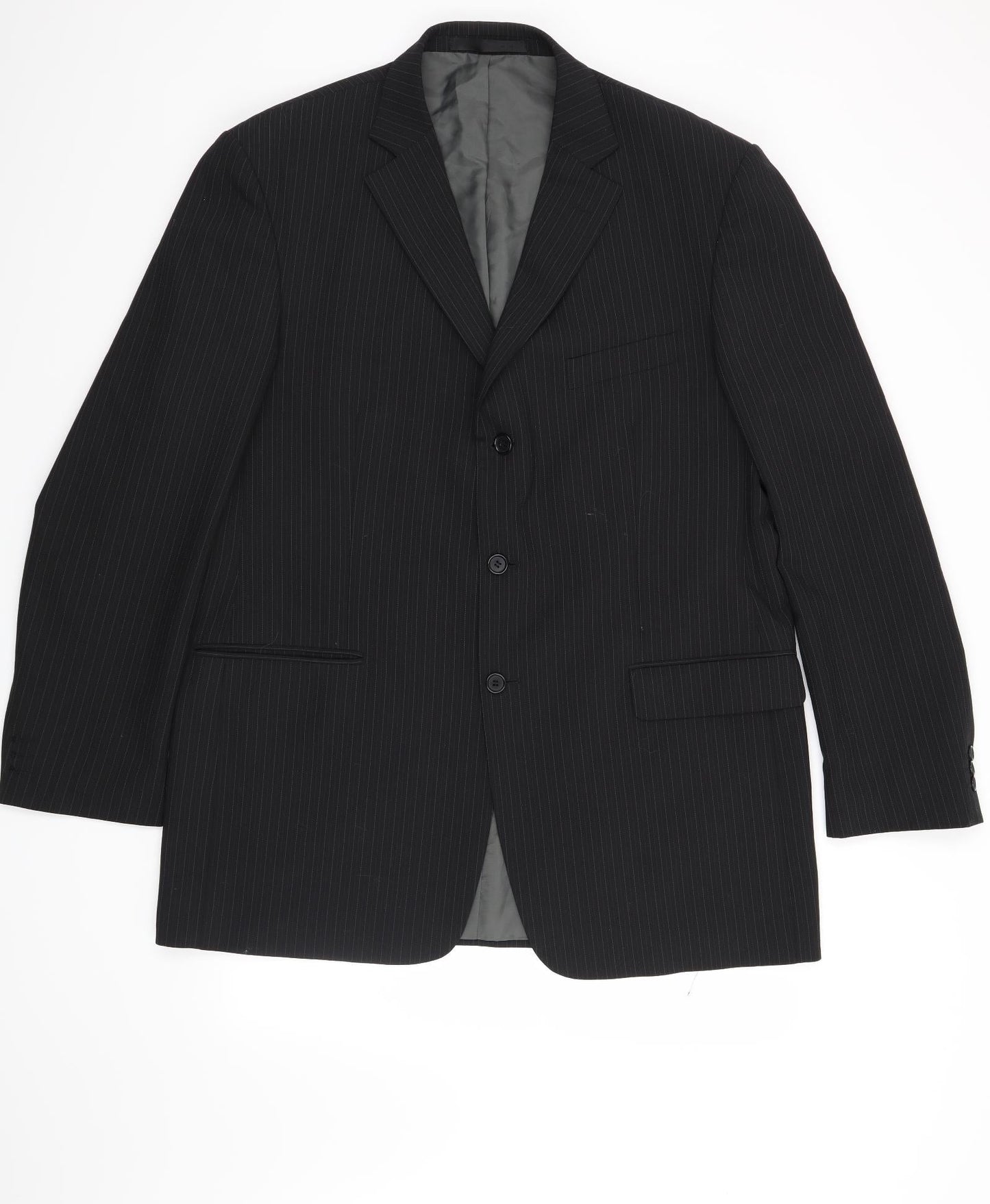 Mens UK Size 44 Marks and Spencer Regular Black Suit Jacket
