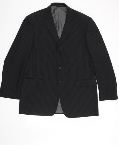 Mens UK Size 44 Marks and Spencer Regular Black Suit Jacket