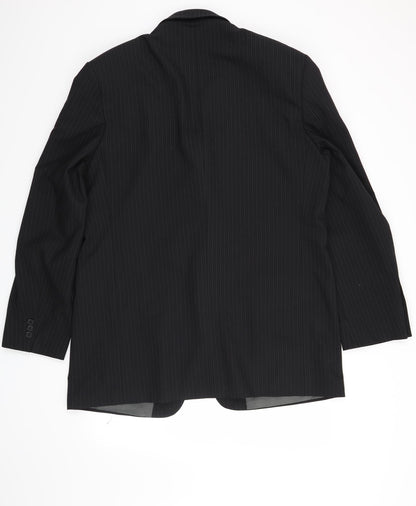 Mens UK Size 44 Marks and Spencer Regular Black Suit Jacket