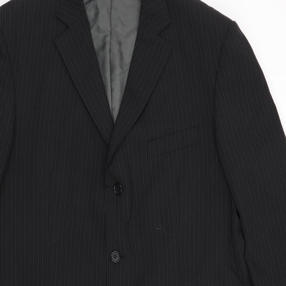 Mens UK Size 44 Marks and Spencer Regular Black Suit Jacket