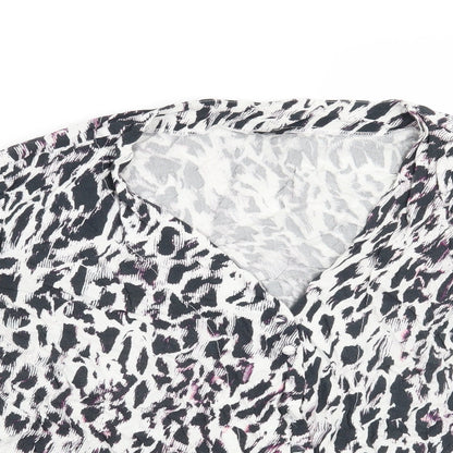 Womens UK Size 14 Preworn White Basic Blouse