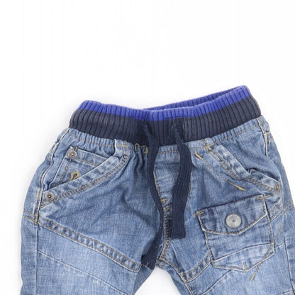 NEXT Boys Blue   Cargo Jeans Size 3-6 Months