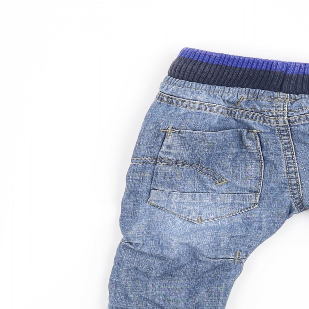 NEXT Boys Blue   Cargo Jeans Size 3-6 Months