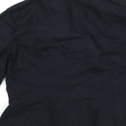 Preworn Womens Blue   Basic Button-Up Size 12