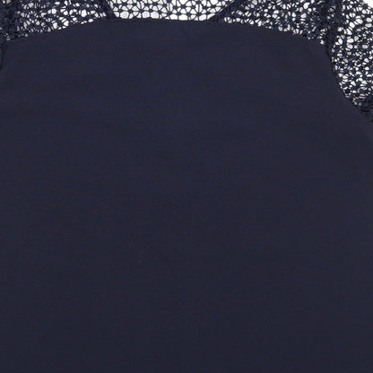 ESMARA Womens Blue   Basic Blouse Size 14