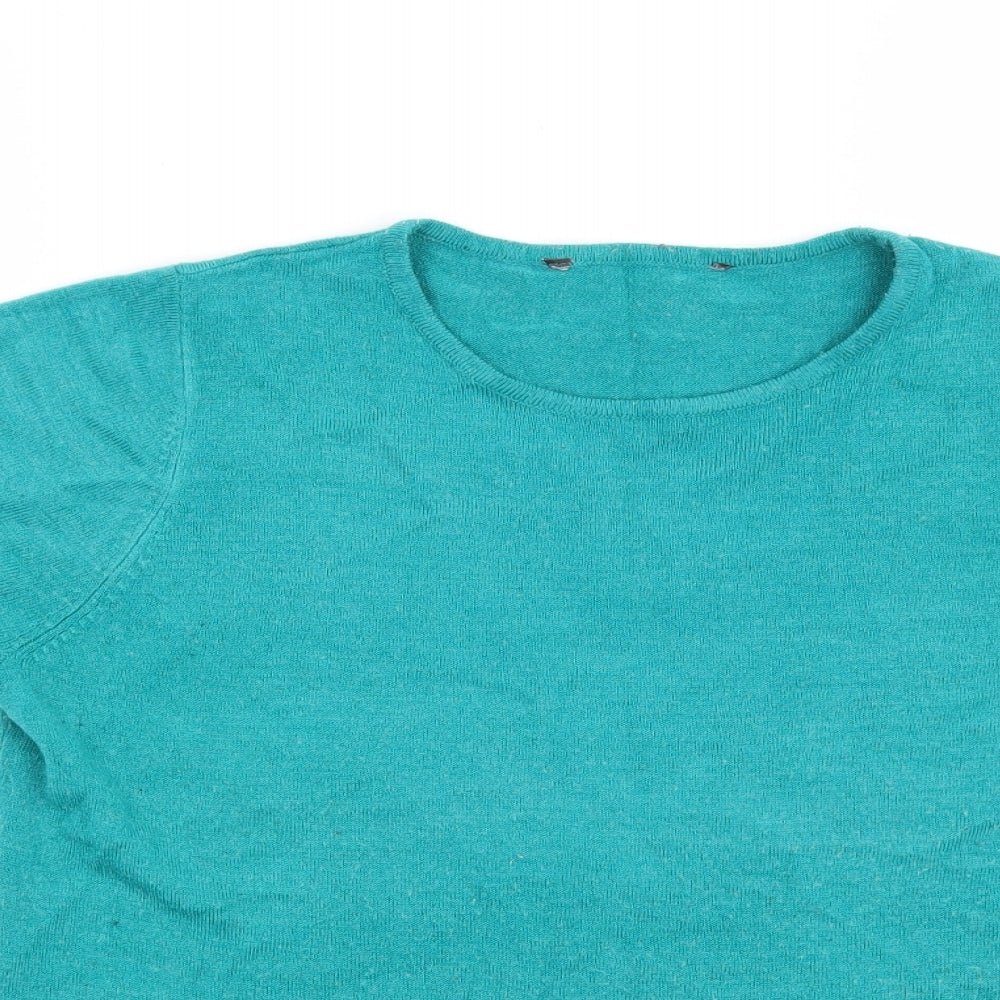 Bonmarché Womens Green Pullover Jumper Size 12