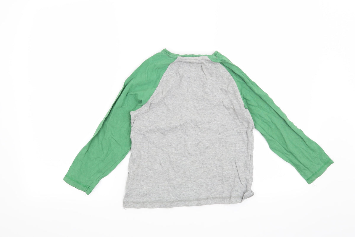 Next Boys Grey   Basic T-Shirt Size 6 Years  - Super State