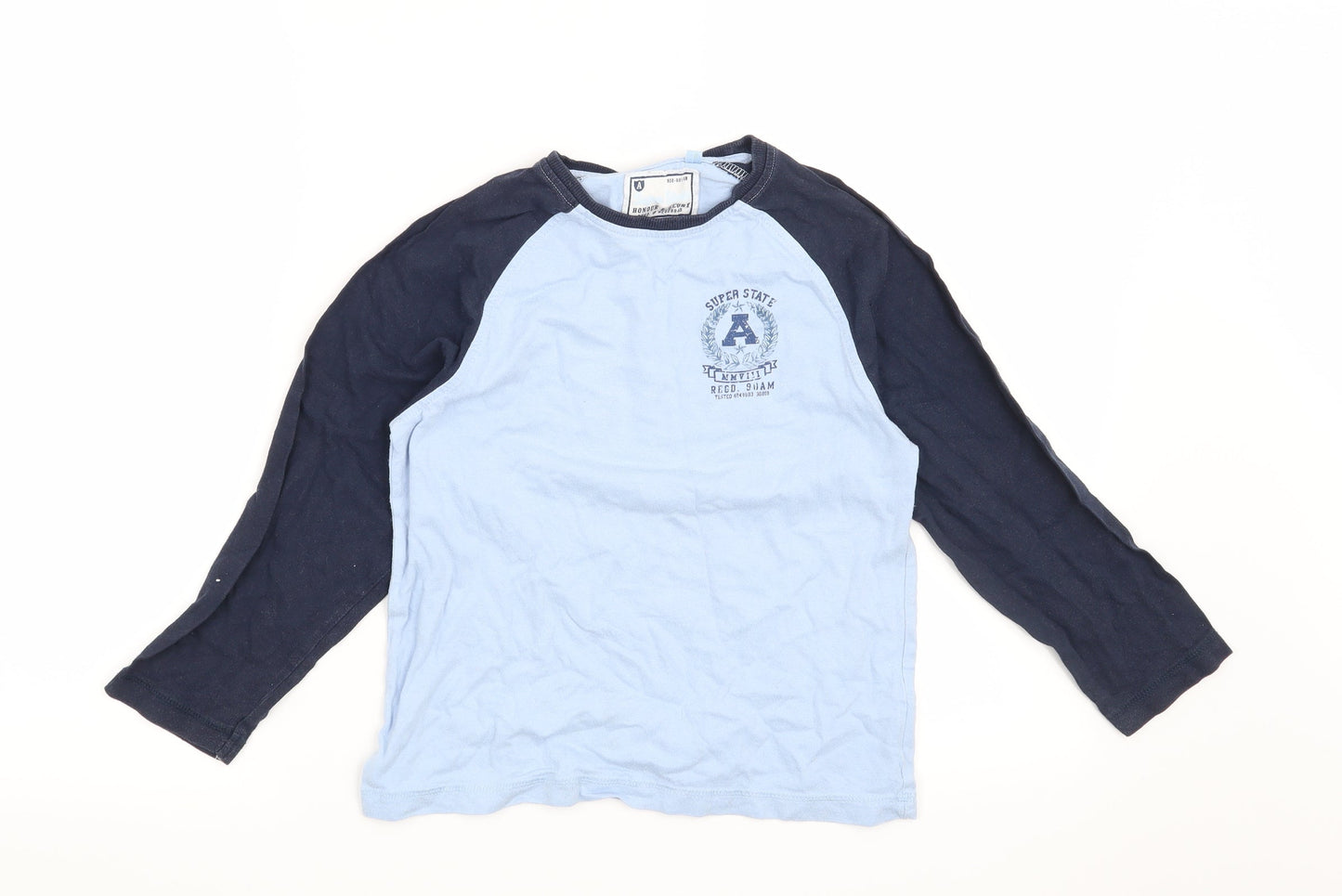 NEXT Boys Blue   Basic T-Shirt Size 6 Years  - Super State