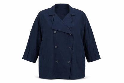 Womens UK Size 14 Marks and Spencer Blue Pea Coat