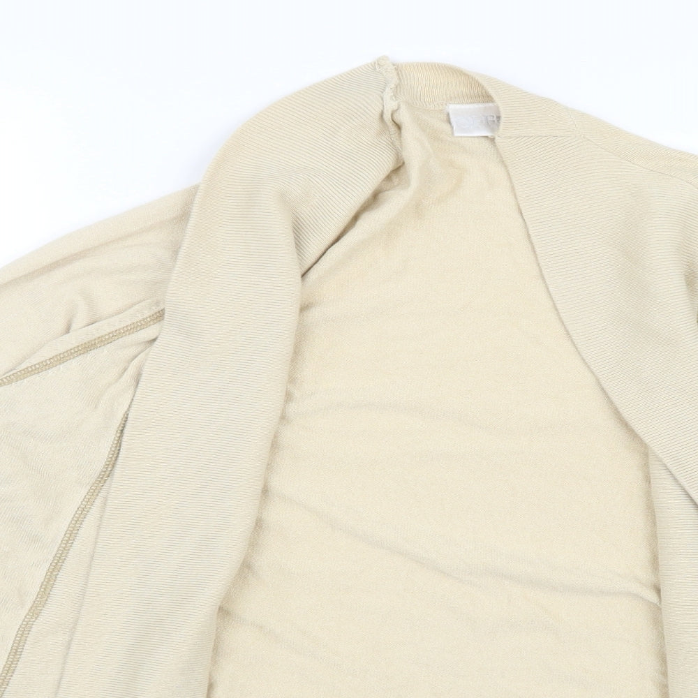 Offshoot Womens Beige  Knit Cardigan Jumper Size M