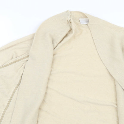 Offshoot Womens Beige  Knit Cardigan Jumper Size M