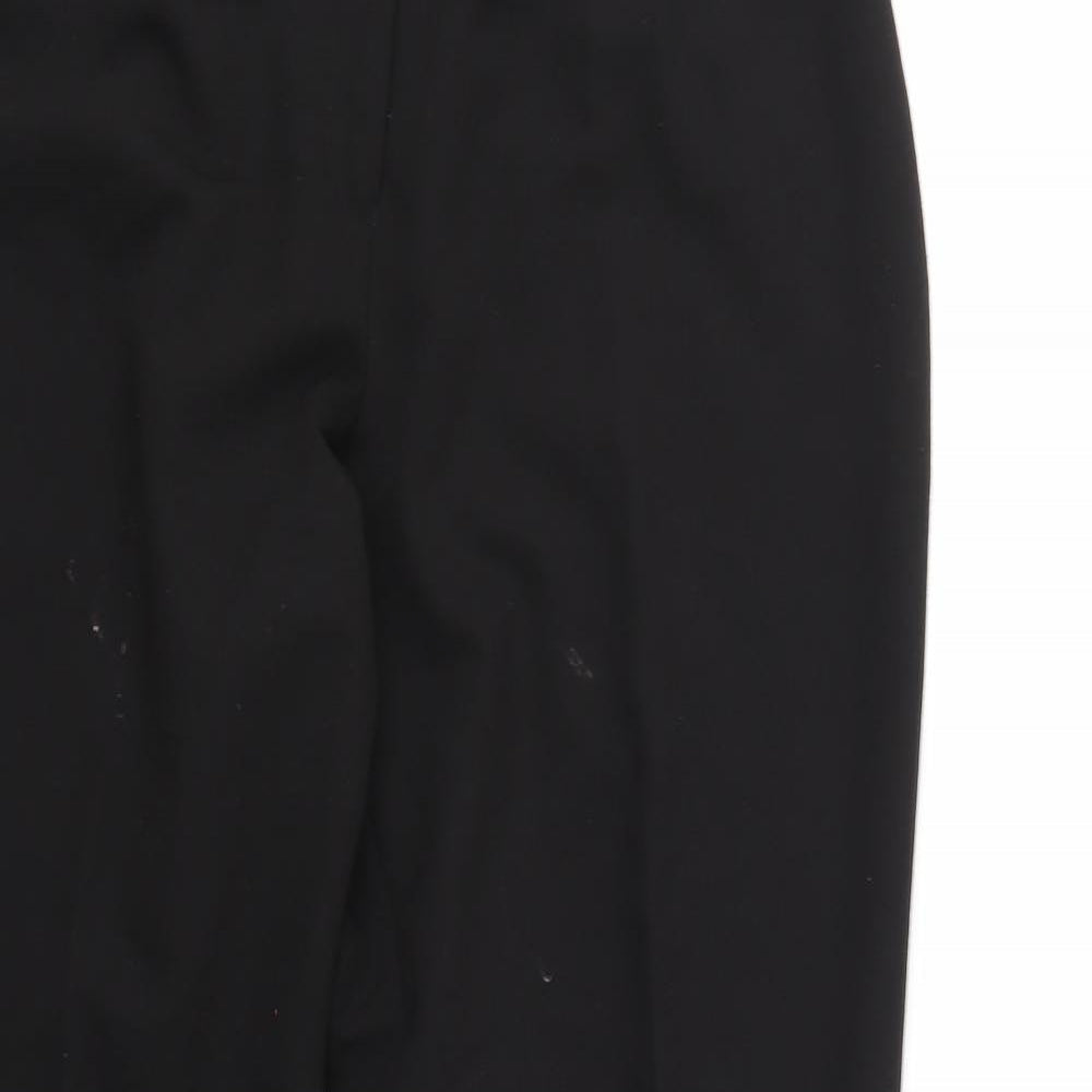 George Womens Black  Rayon Trousers  Size 14 L29 in