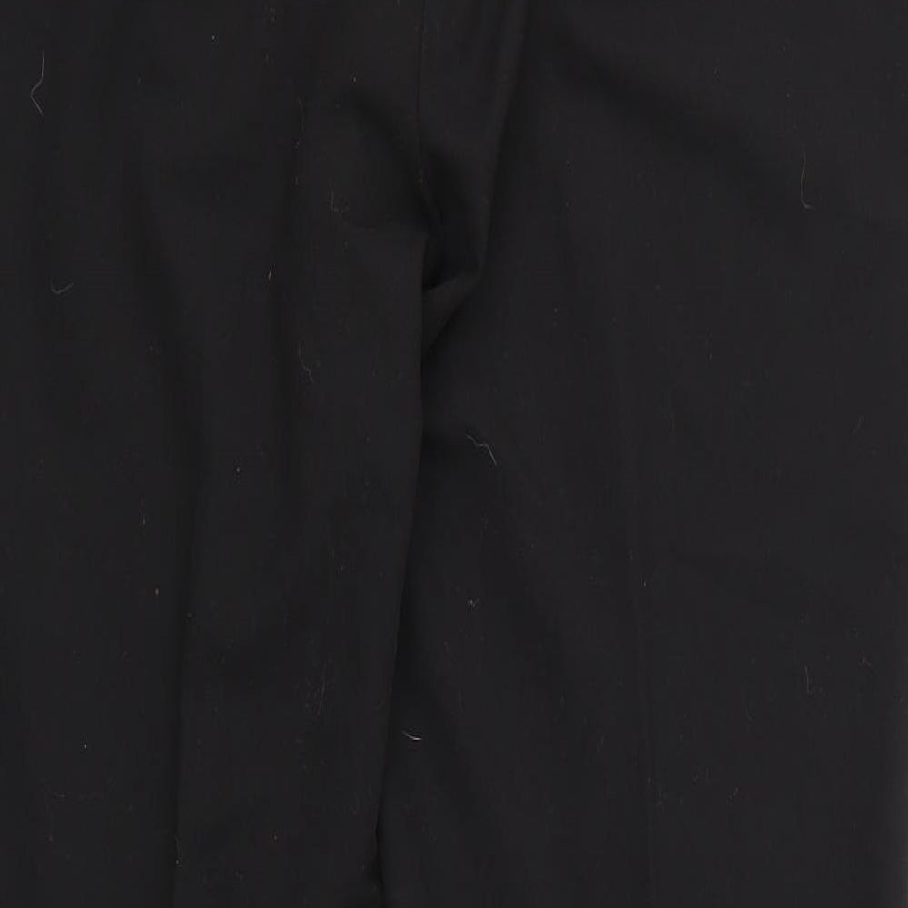 George Womens Black  Rayon Trousers  Size 14 L29 in