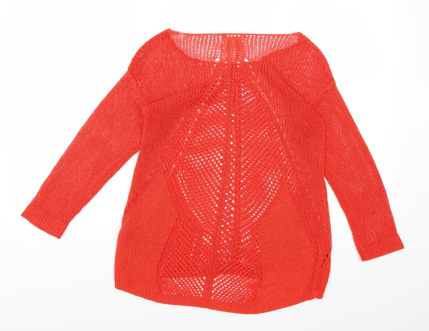 NEXT Womens Red  Knit Pullover Jumper Size 8