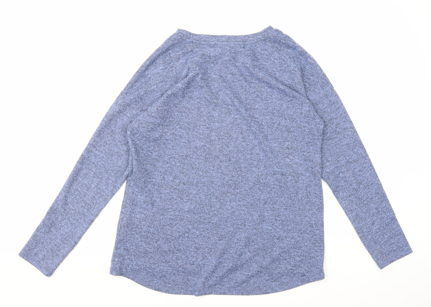 Peacocks Womens Blue  Knit Pullover Jumper Size 10