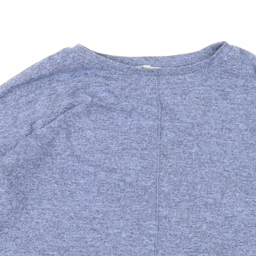 Peacocks Womens Blue  Knit Pullover Jumper Size 10