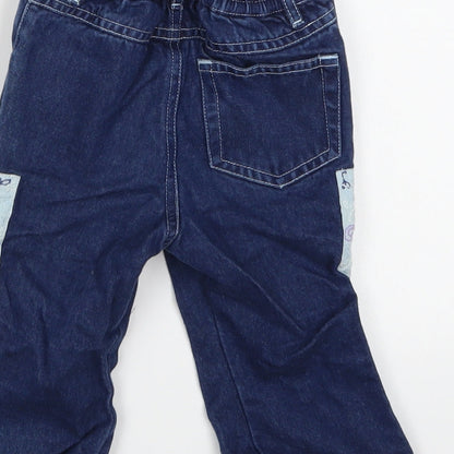 Gap Girls Blue  Denim Capri Jeans Size 12-18 Months