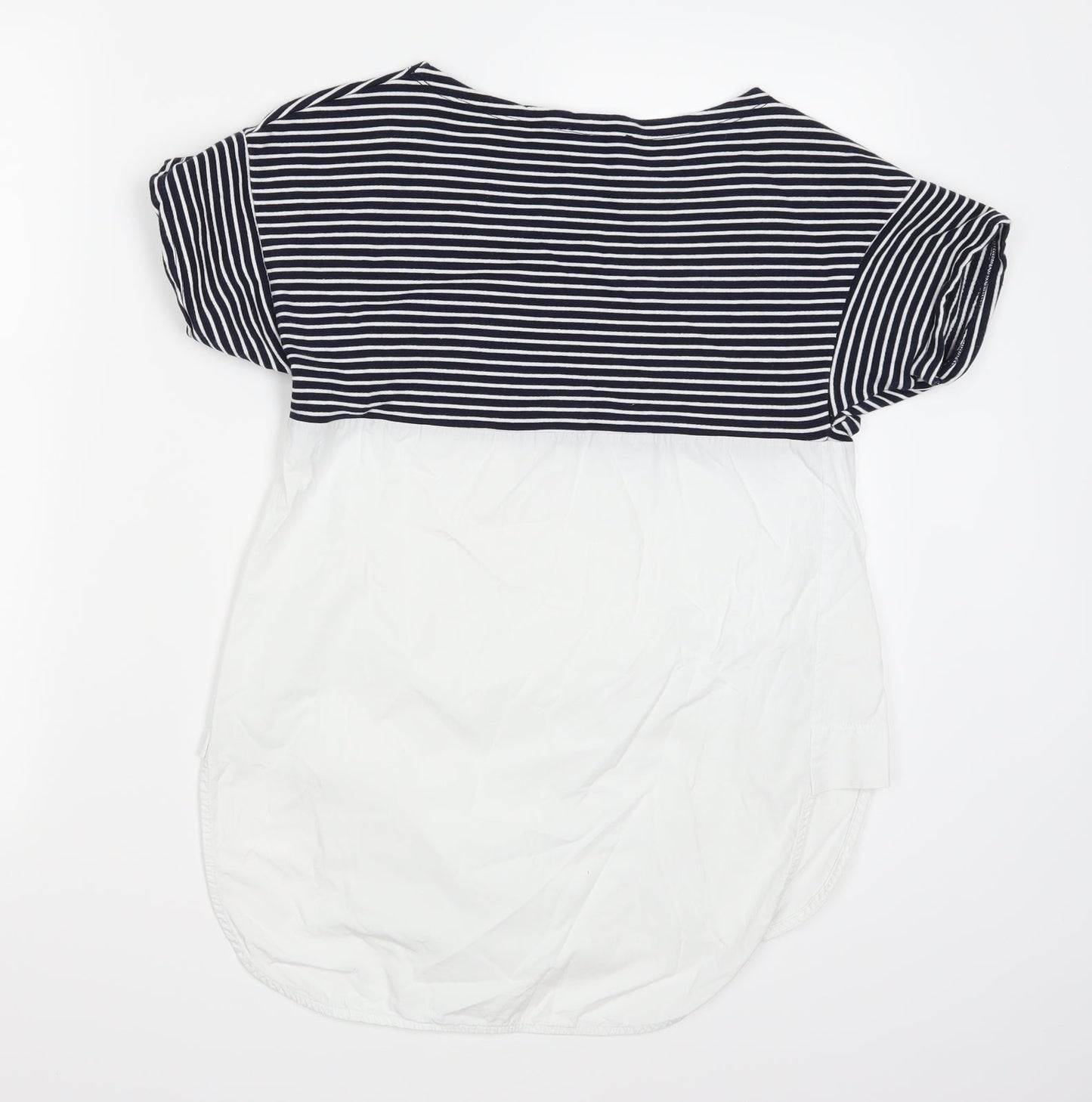 Womens UK Size S ZARA Blue Basic T-Shirt