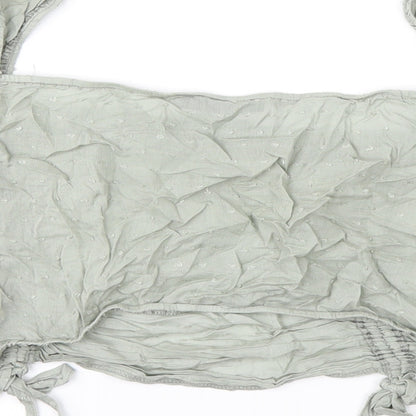 SheIn Womens Green   Cropped T-Shirt Size L