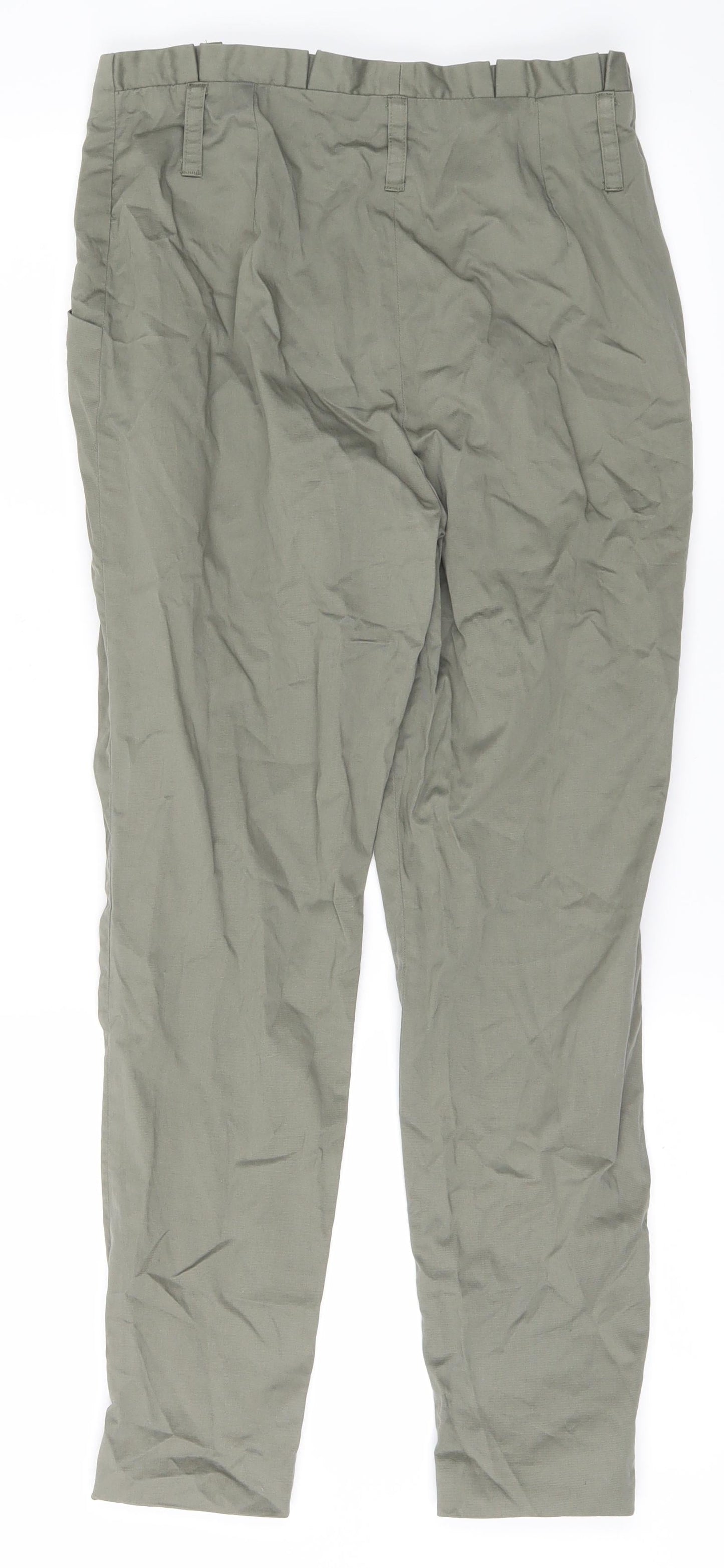 Womens UK Size 6 NEXT Regular Fit  Green Trousers