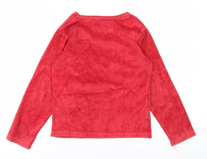 ELDYS Girls Red   Basic T-Shirt Size 6 Years
