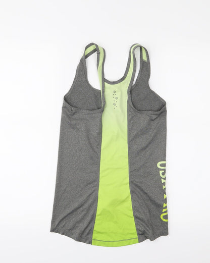 USA Pro Womens Grey   Basic Tank Size 8