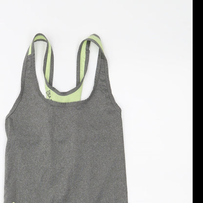 USA Pro Womens Grey   Basic Tank Size 8