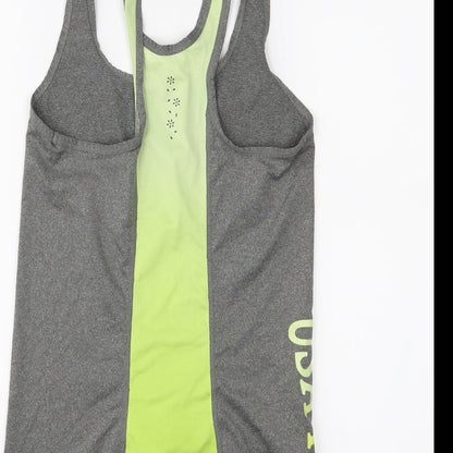 USA Pro Womens Grey   Basic Tank Size 8