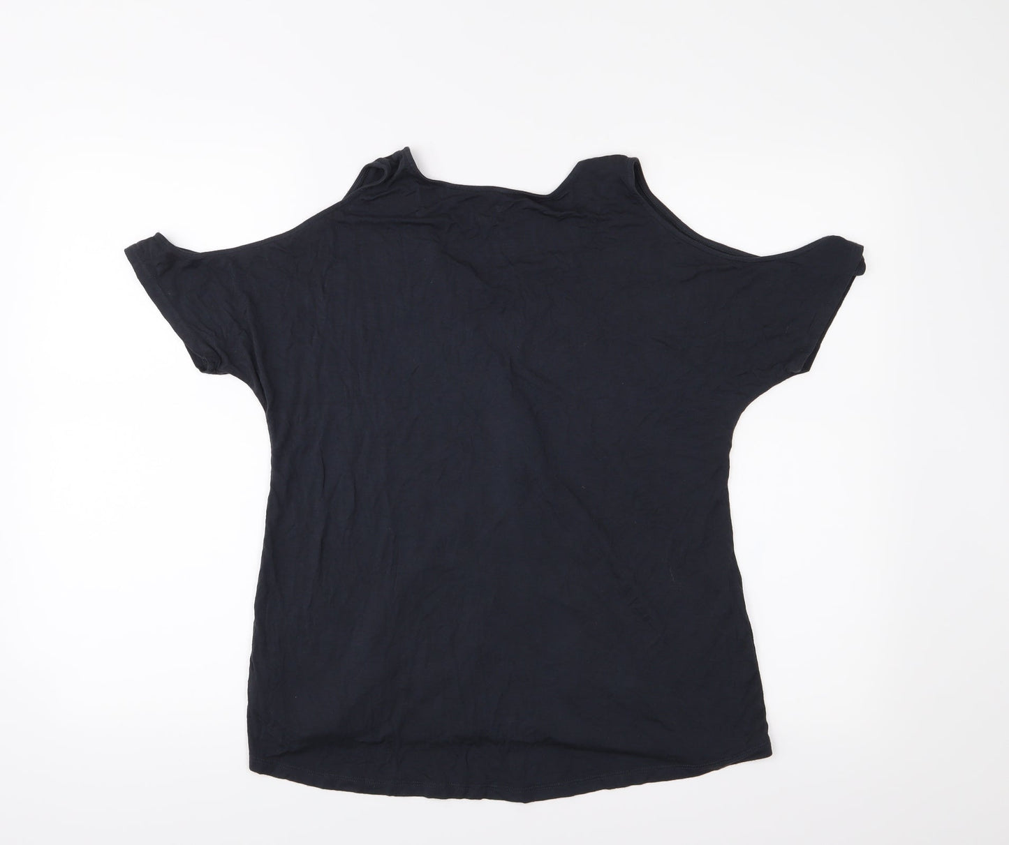 Womens UK Size M American Eagle Black Basic T-Shirt