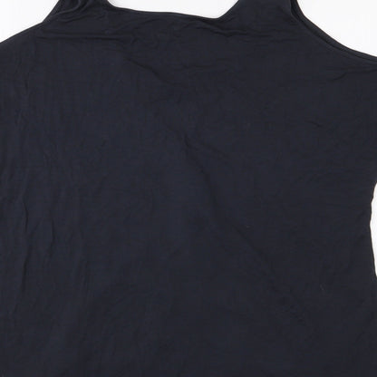 Womens UK Size M American Eagle Black Basic T-Shirt