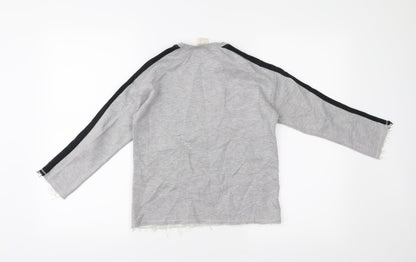 Zara Girls Grey   Pullover Jumper Size 8 Years