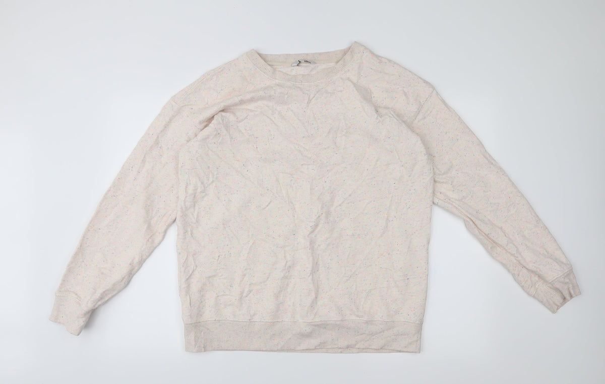 Next Womens White   Pullover Jumper Size L