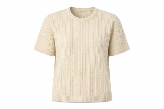 Preworn Womens Beige  Knit Pullover Jumper Size M