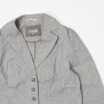 Womens UK Size 10 Per Una Grey Jacket
