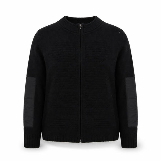 Bianca Womens Black  Knit Full Zip Jumper Size 10