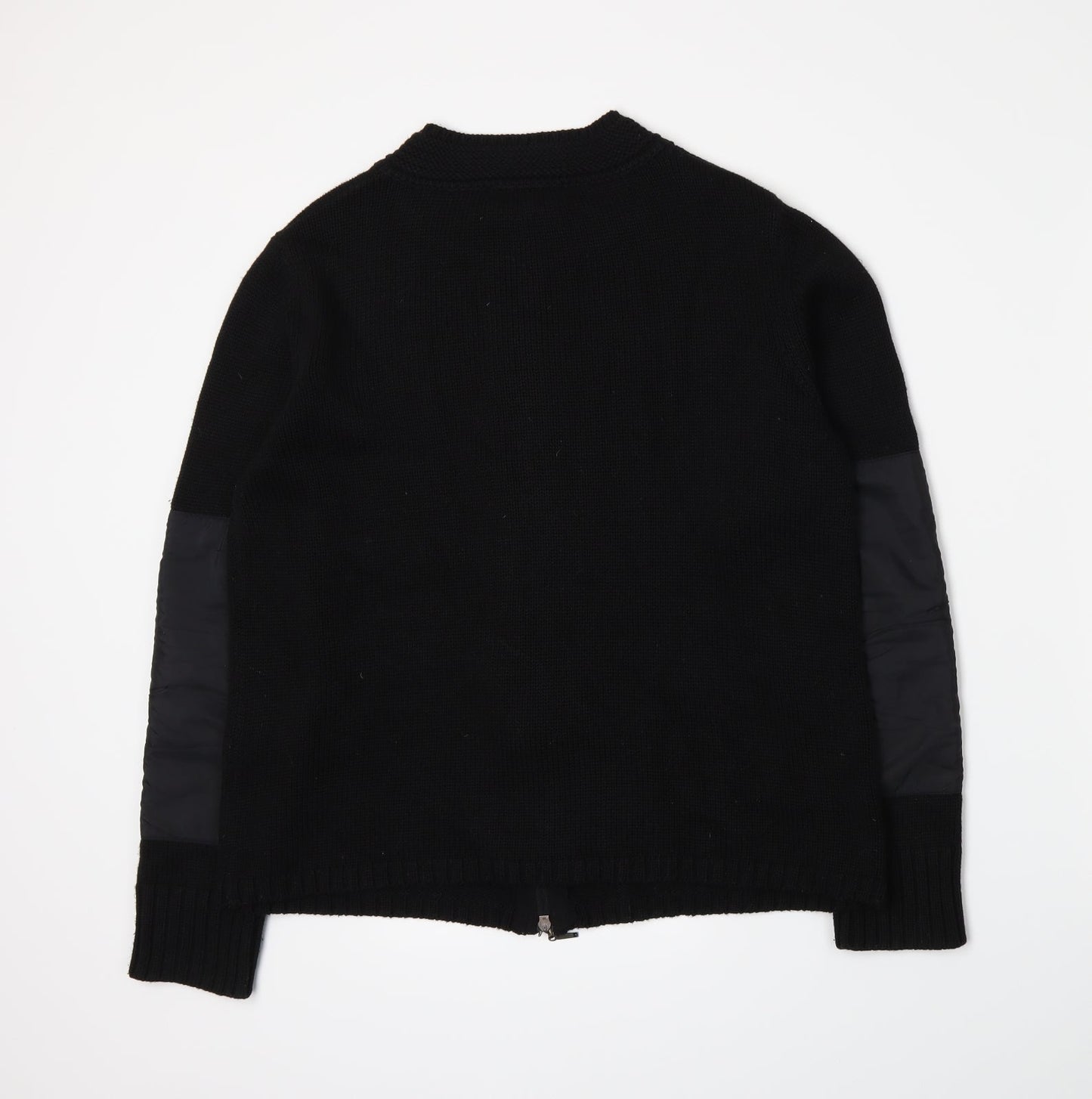 Bianca Womens Black  Knit Full Zip Jumper Size 10