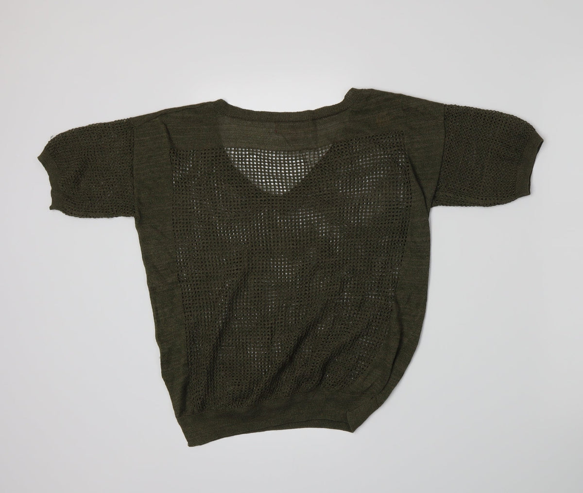 Next Womens Green  Knit Pullover Jumper Size 6