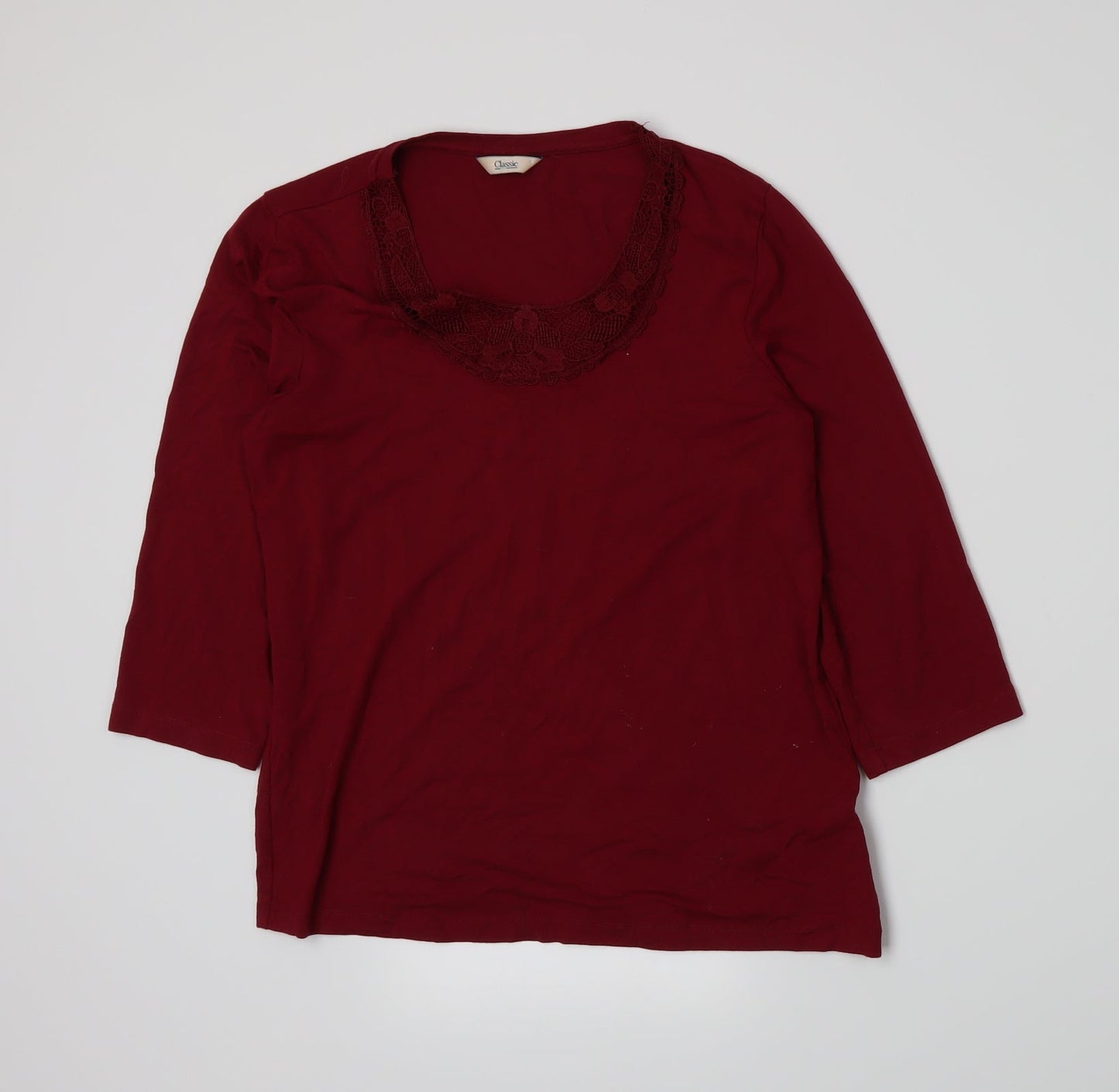 Marks and Spencer Womens Red   Basic T-Shirt Size 12