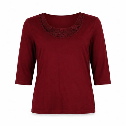 Marks & Spencer Womens Red   Basic T-Shirt Size 12