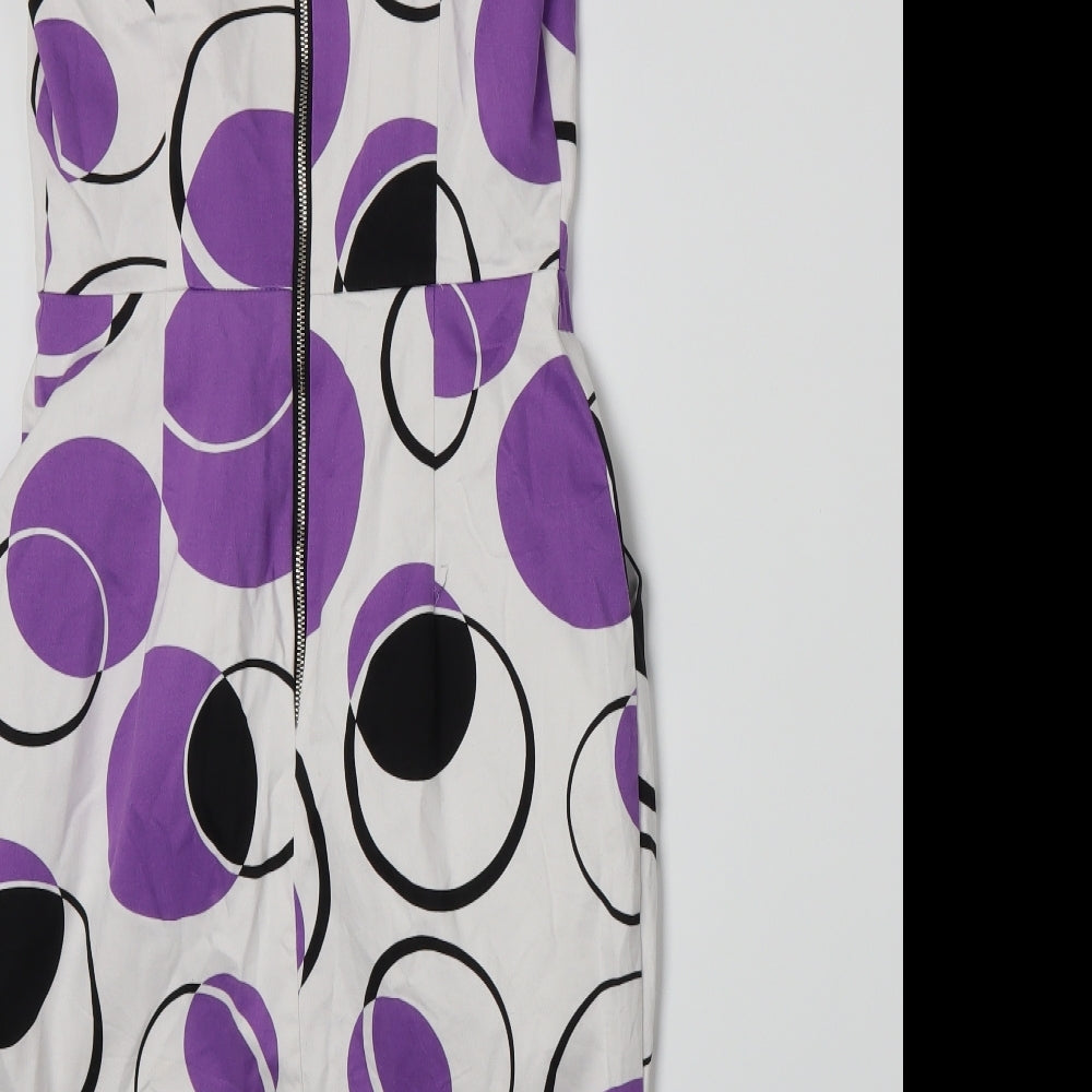 Marks and Spencer Womens Purple   A-Line  Size 8