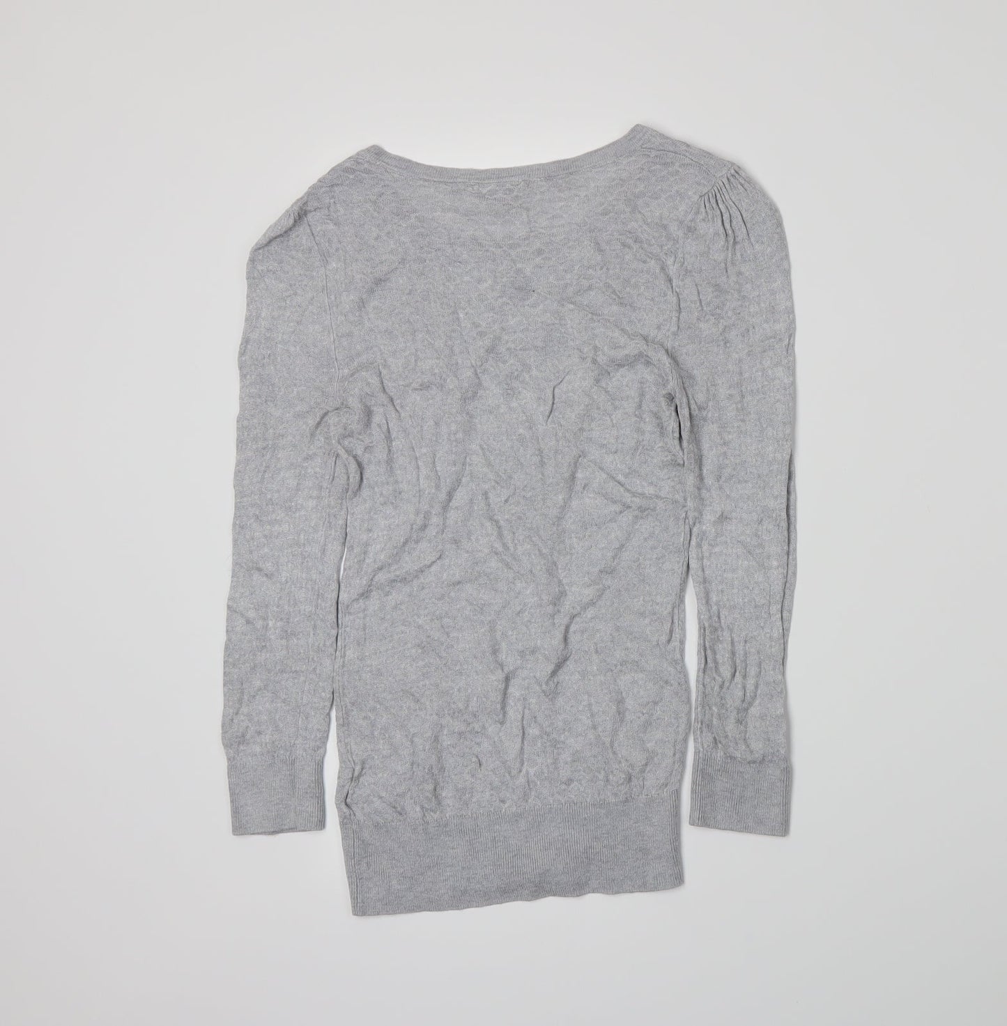 H&M Womens Grey  Knit Pullover Jumper Size XS