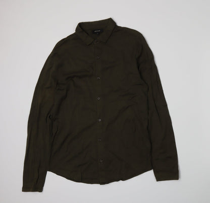 River Island Mens Green    Polo Size S