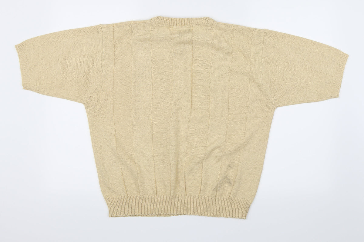Compliments Womens Beige   Pullover Jumper Size M