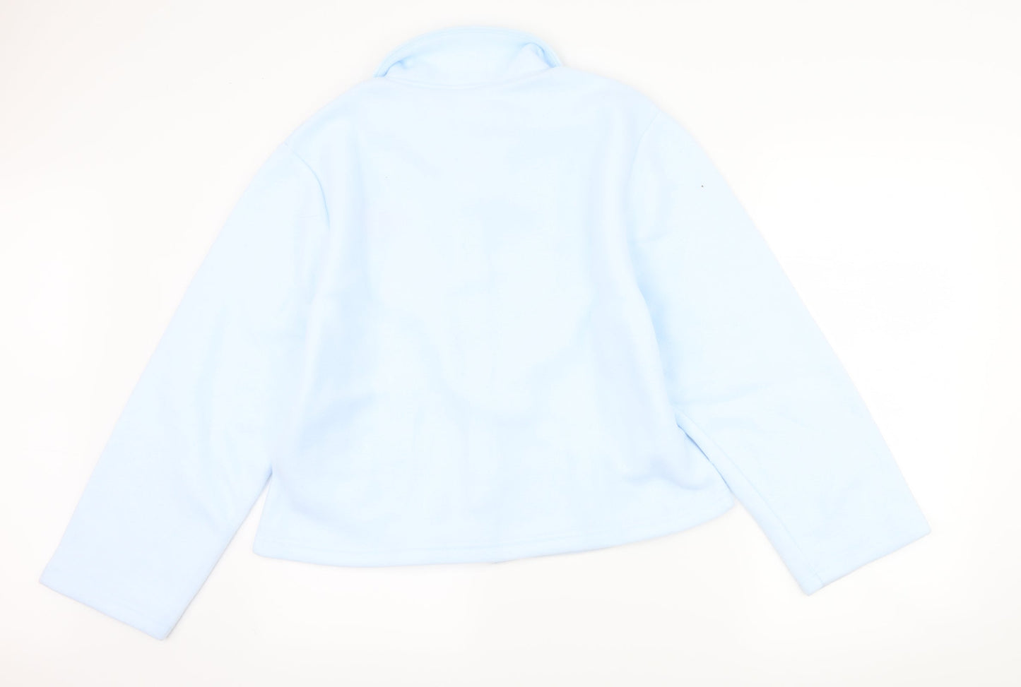Preworn Womens Blue Floral Fleece Top Pyjama Top Size L