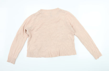 H&M Womens Pink   Pullover Jumper Size M