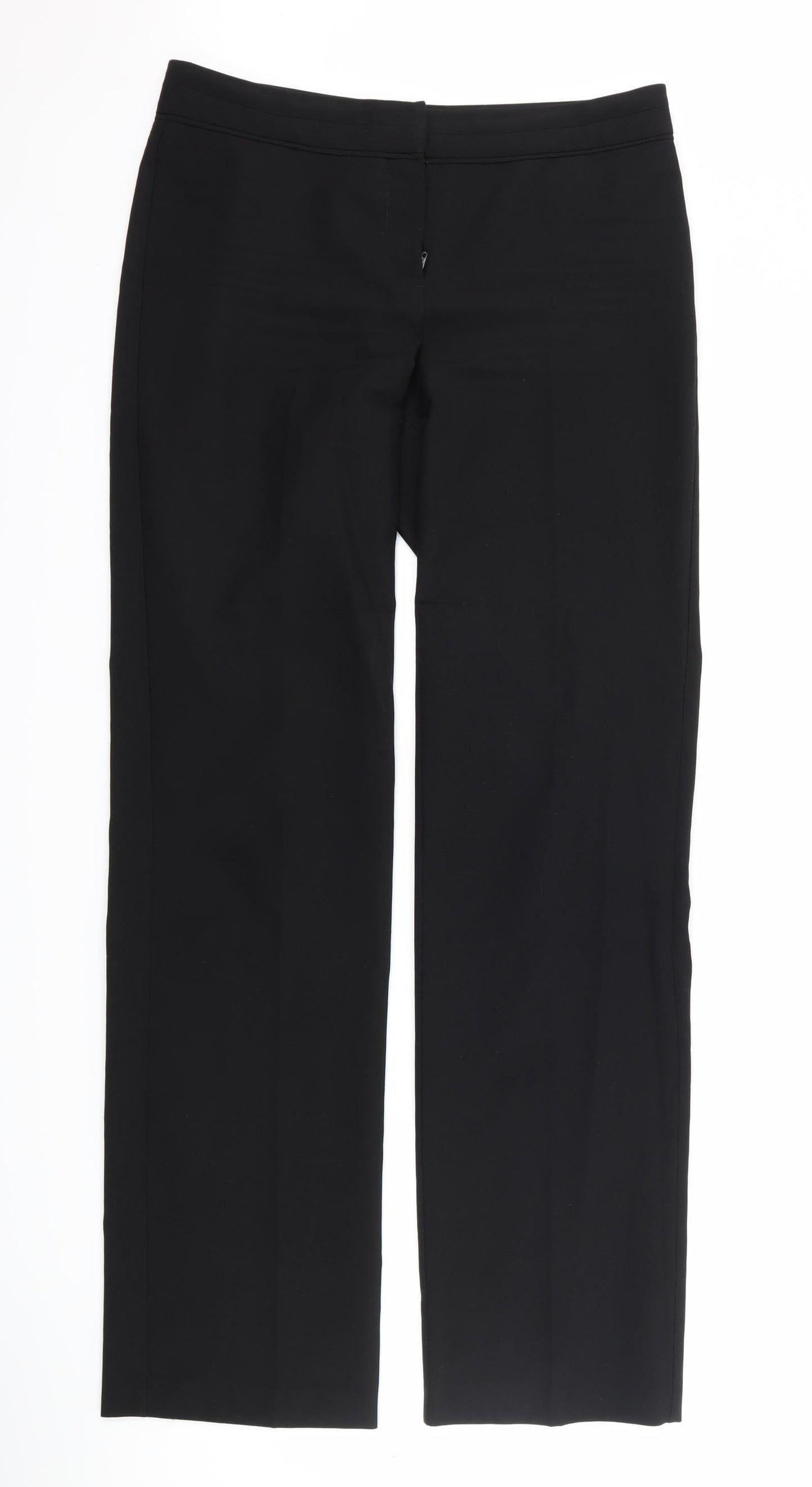 Womens UK Size 8 F&F Regular Fit  Black Trousers