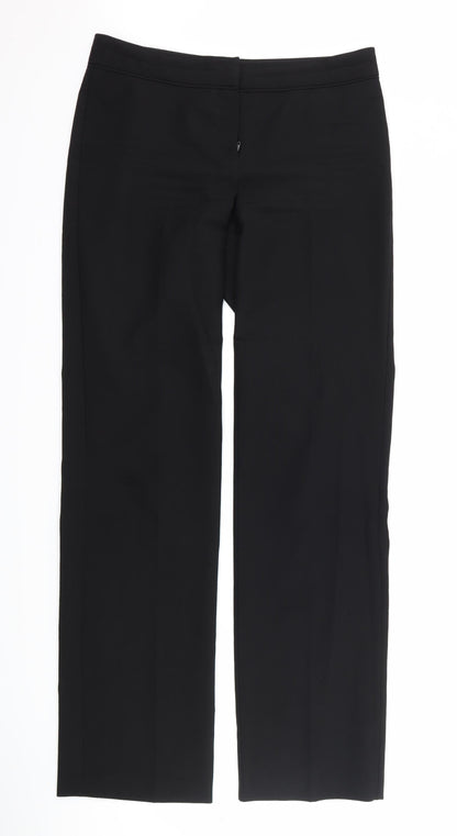 Womens UK Size 8 F&F Regular Fit  Black Trousers